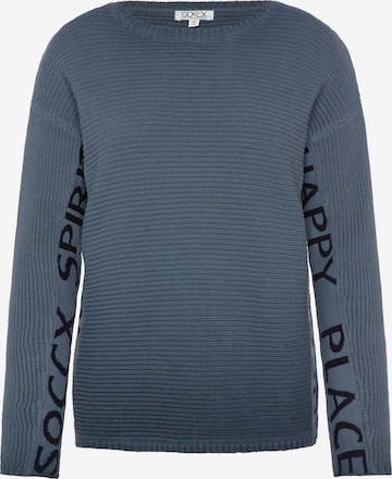 Soccx Sweater in Blue: front