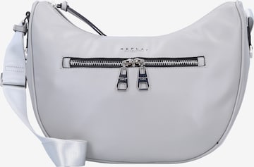 REPLAY Crossbody Bag in White: front