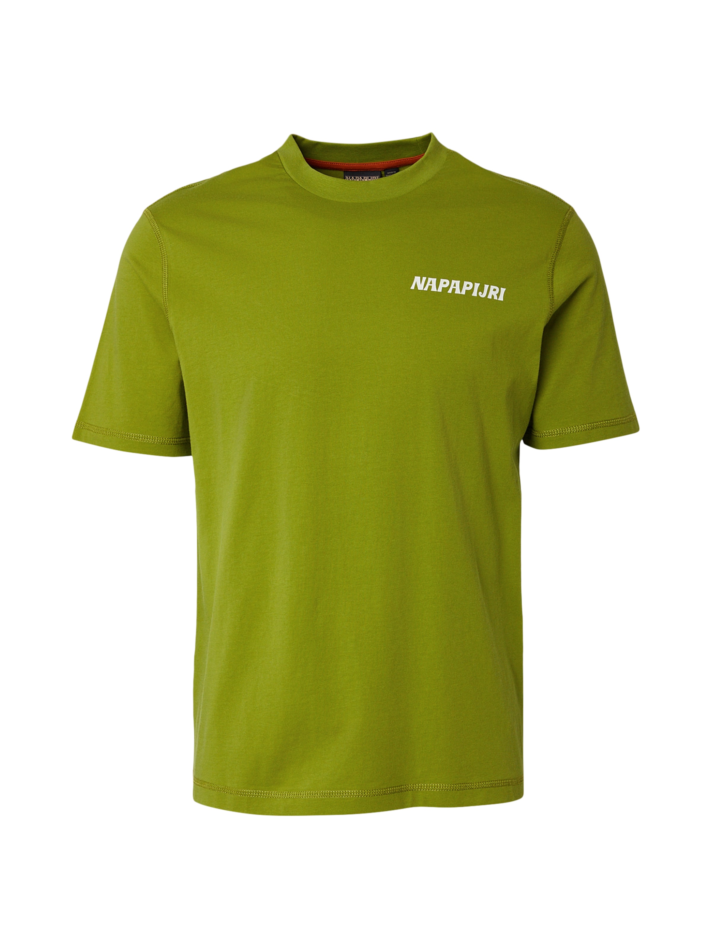 NAPAPIJRI Тениска 'S-SOL' в зелено: отпред