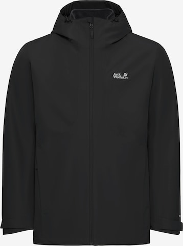 JACK WOLFSKIN Performance Jacket in Black: front