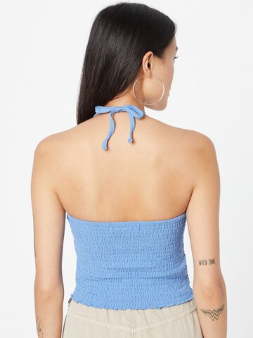 PIECES - Top 'SELINA' en azul