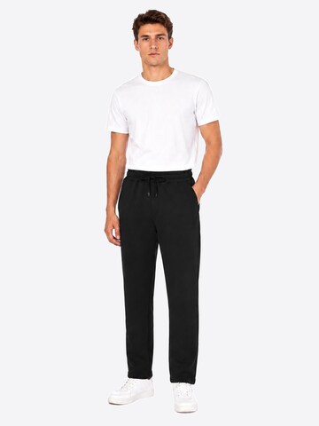 YAGESHARK Regular Workout Pants 'Jogginghose Herren' in Black