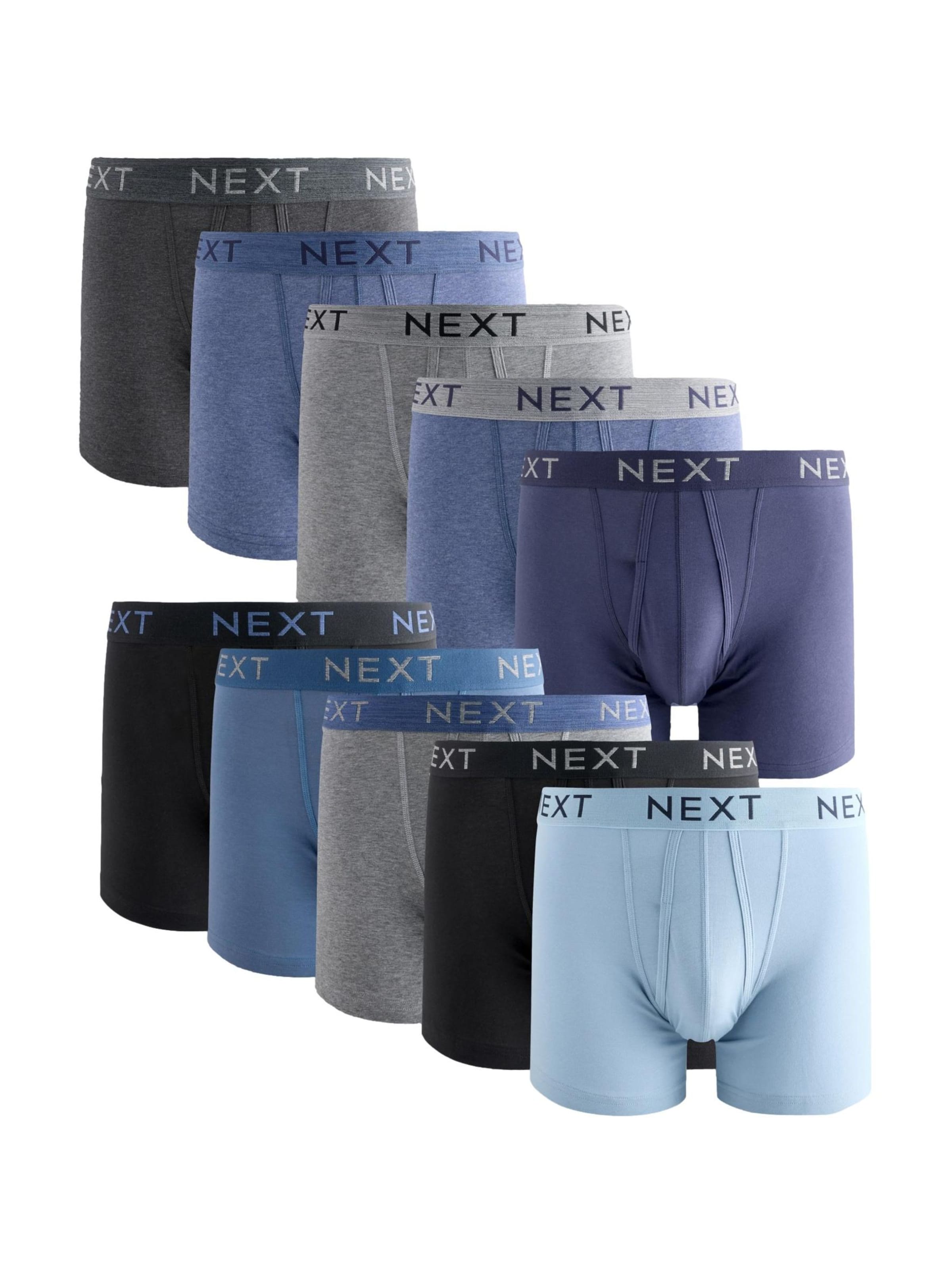 zils Next Bokseršorti: no priekšpuses