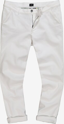 Pantalon chino JP1880 en blanc : devant