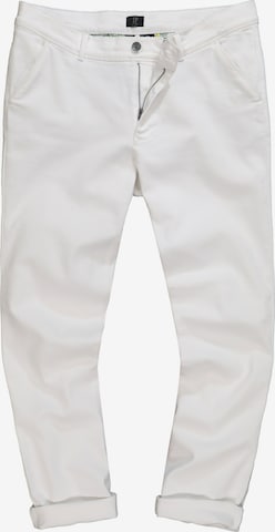 JP1880 Slimfit Chinohose in Weiß: predná strana