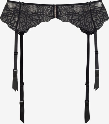 JETTE Garter Belt in Black: front