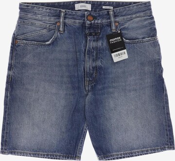 Closed Shorts in 31 in Blue: front