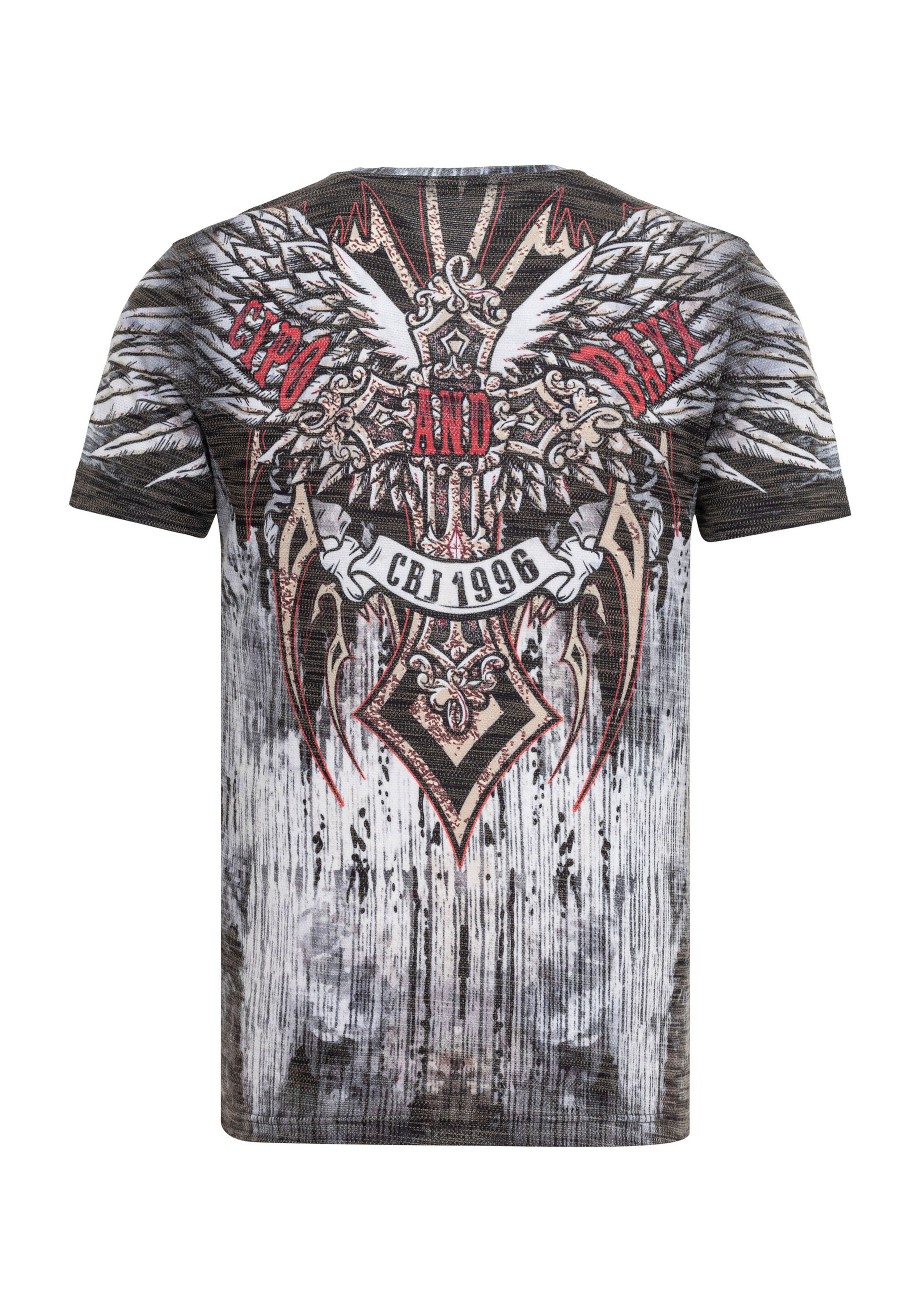 CIPO & BAXX Shirt in Grey