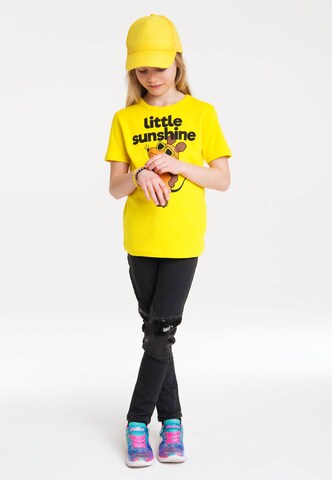 LOGOSHIRT Shirt 'Maus - Little Sunshine' in Yellow