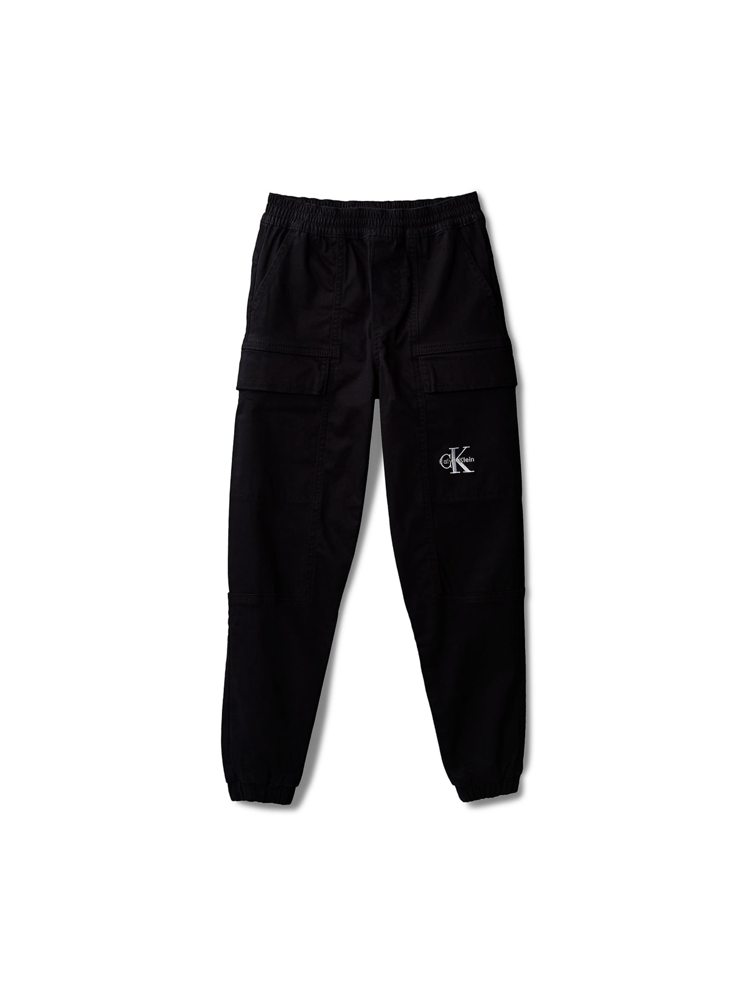 Effilé Pantalon Calvin Klein Jeans en noir : devant