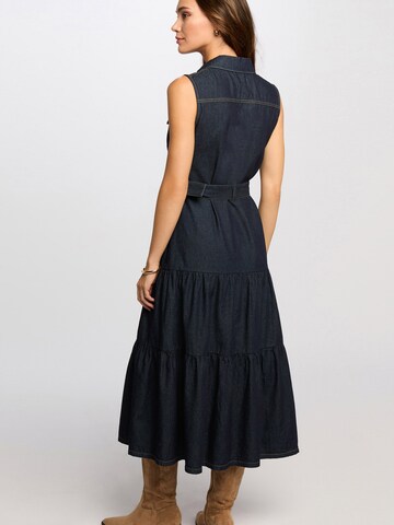 Morgan Shirt dress in Blue