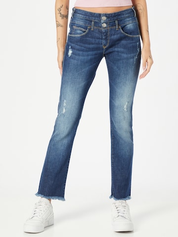 Herrlicher Bootcut Jeans i blå: forside