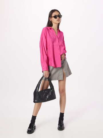 VERO MODA Blus 'QUEENY' i rosa