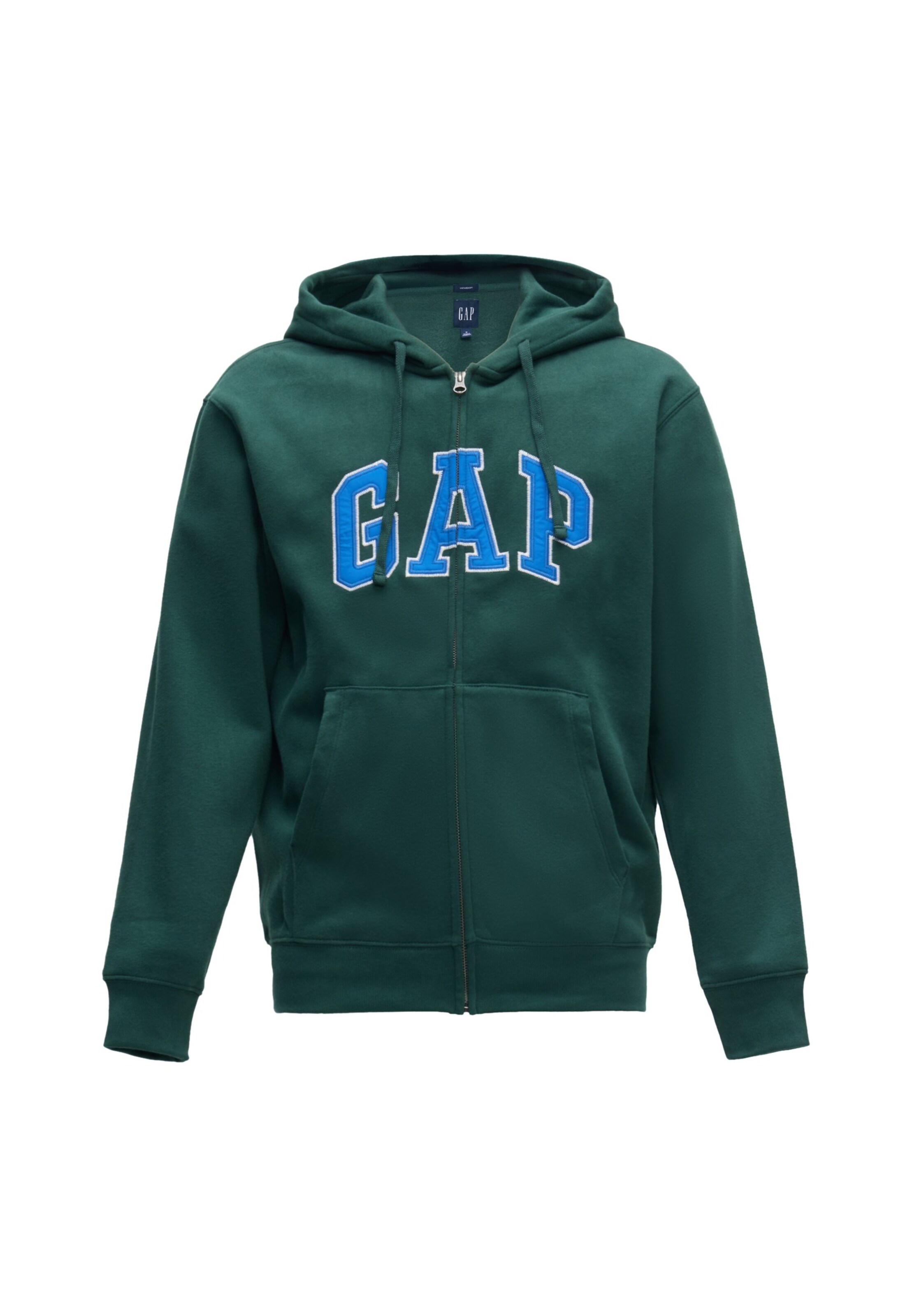 GAP Tepláková bunda 'CORE ARCH', veľkosť S - svetlomodrá / zelená, Produkt