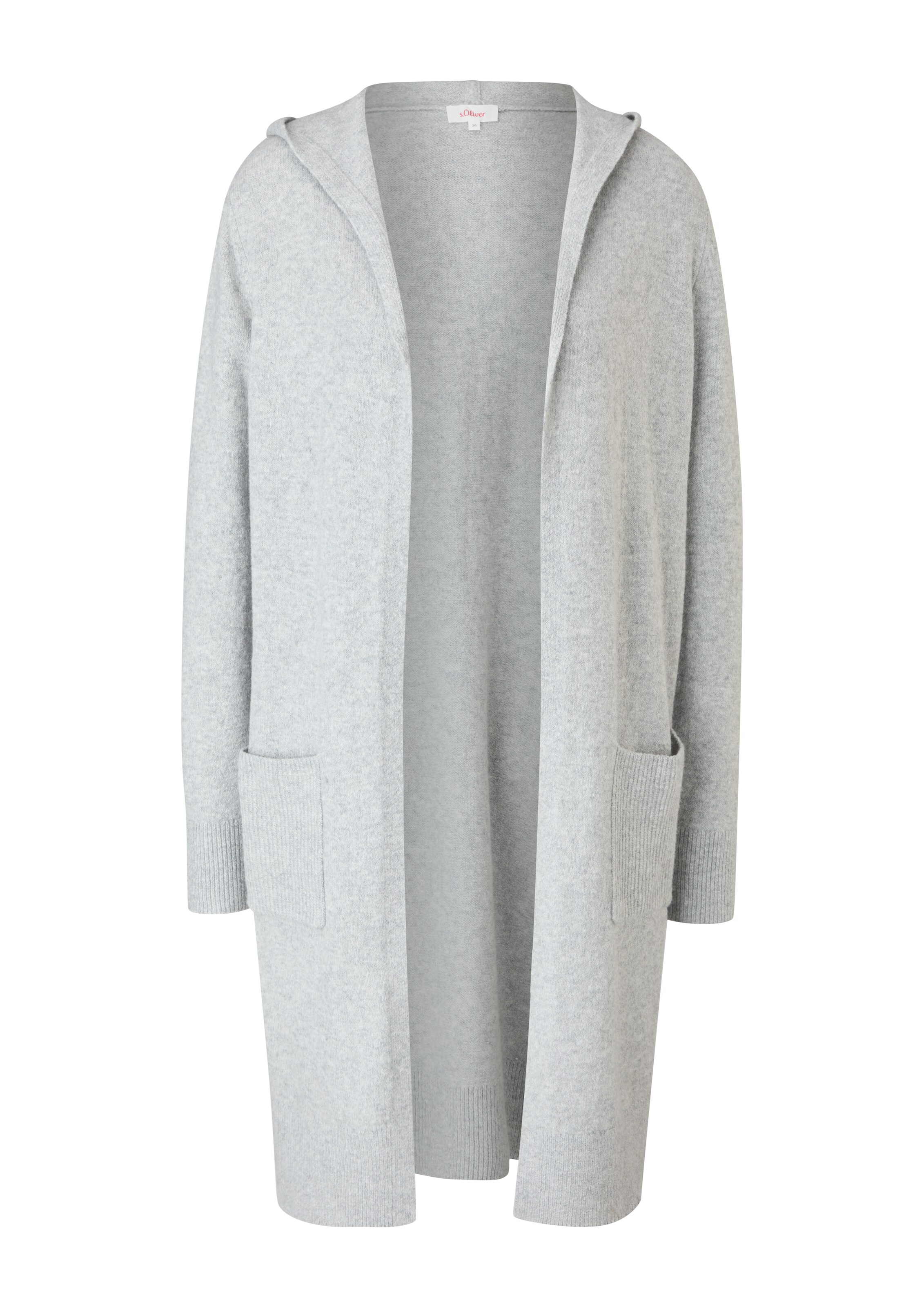 Cardigan s.Oliver en gris : devant