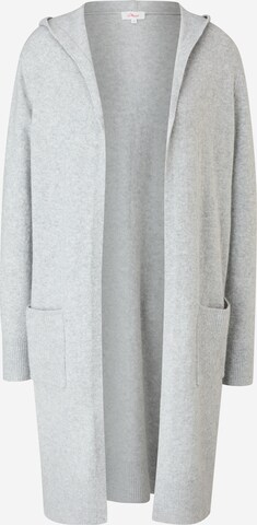 s.Oliver Knit Cardigan in Grey: front