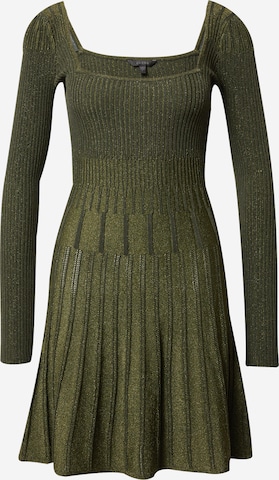 GUESS Knitted dress in Green: front