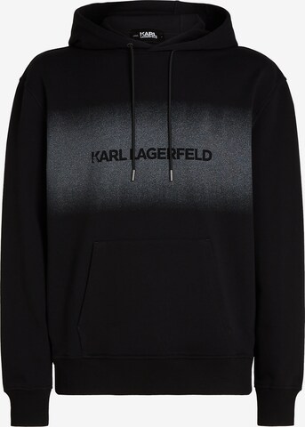 Sweat-shirt Karl Lagerfeld en noir : devant