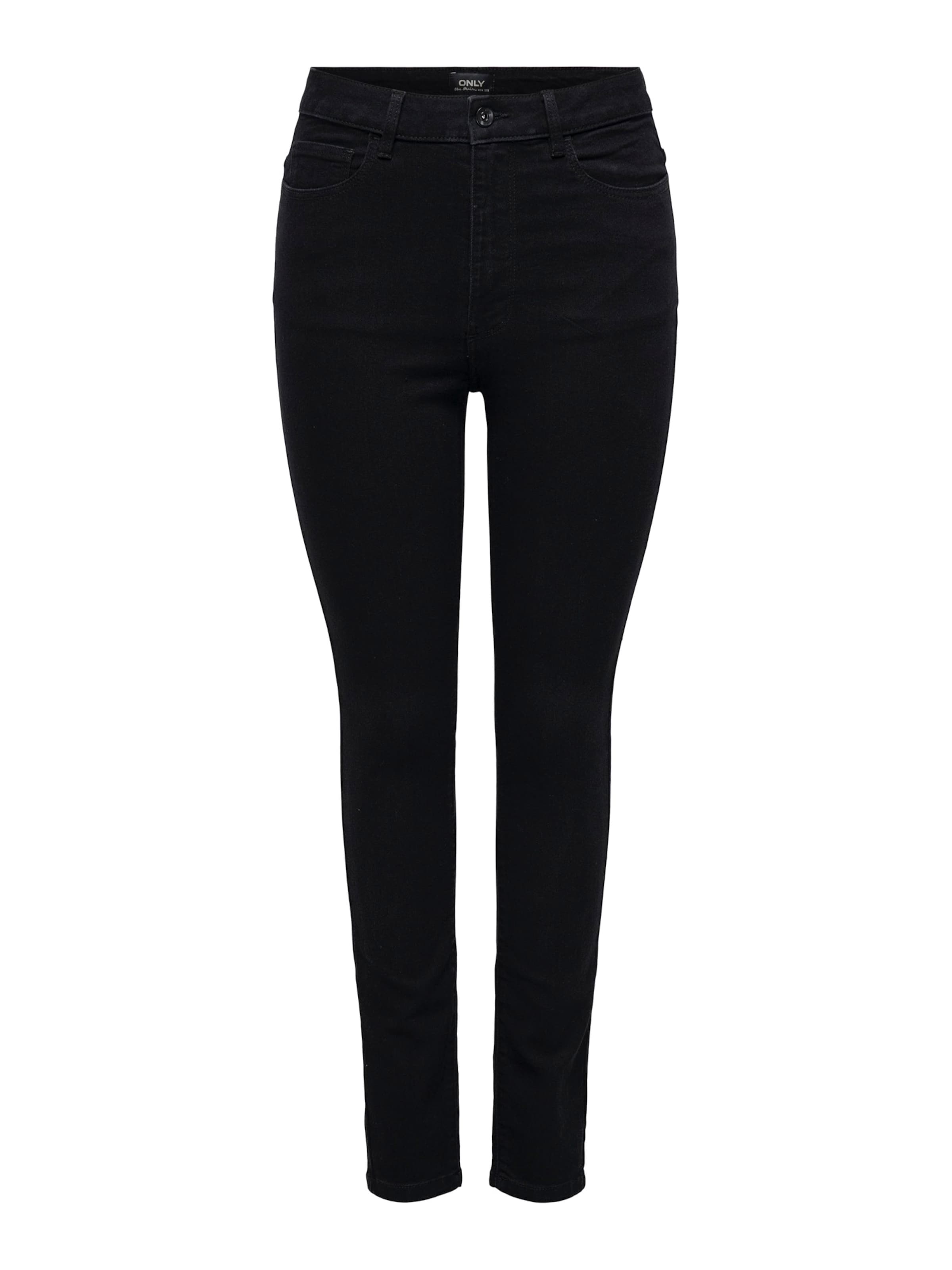 ONLY - Skinny Vaquero en negro: frente