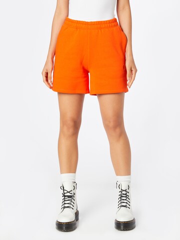 Karo Kauer Loosefit Broek in Oranje: voorkant