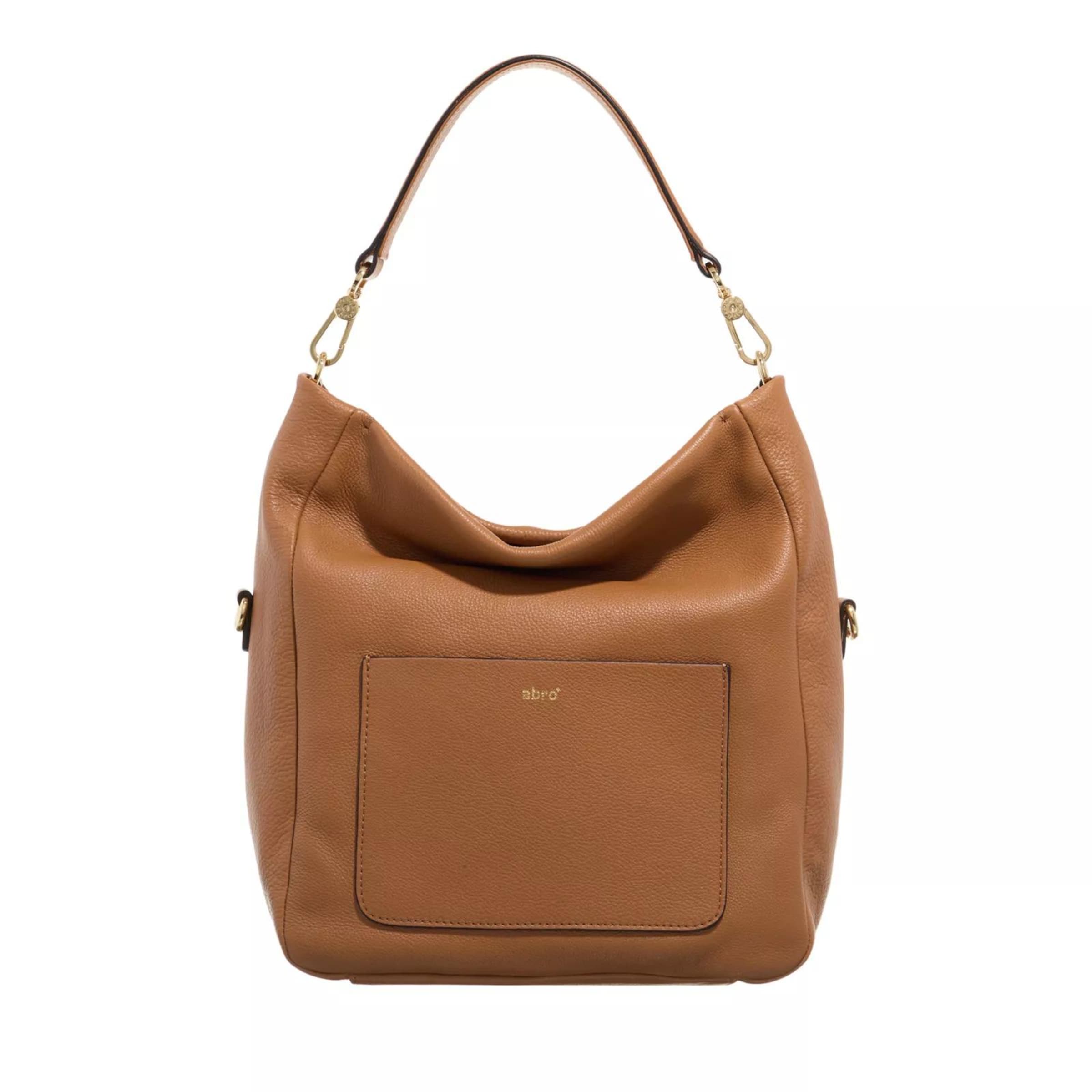 ABRO Handtasche 'Raquel' in Braun: Vorderseite