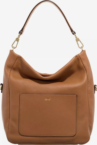ABRO Handtasche 'Raquel' in Braun: Vorderseite