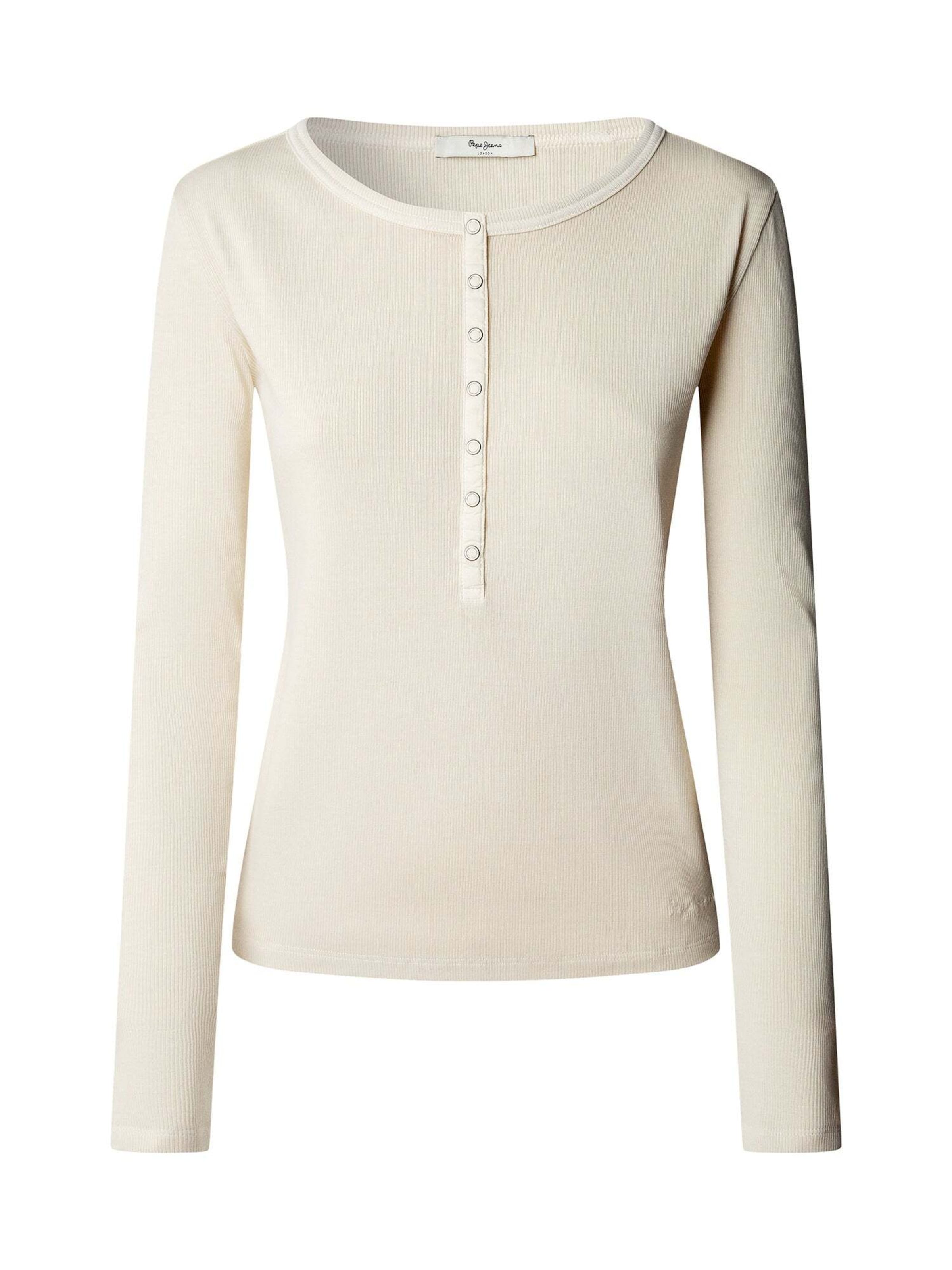 Maglietta 'Blanca' di Pepe Jeans in bianco: frontale