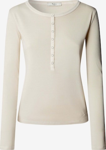 Maglietta 'Blanca' di Pepe Jeans in bianco: frontale
