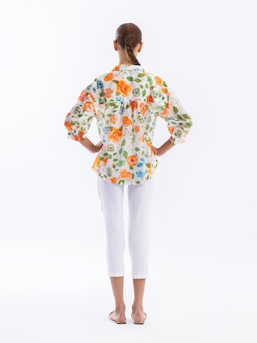 Haris Cotton Blouse in Beige