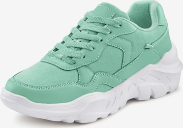 LASCANA Sneakers in Green: front