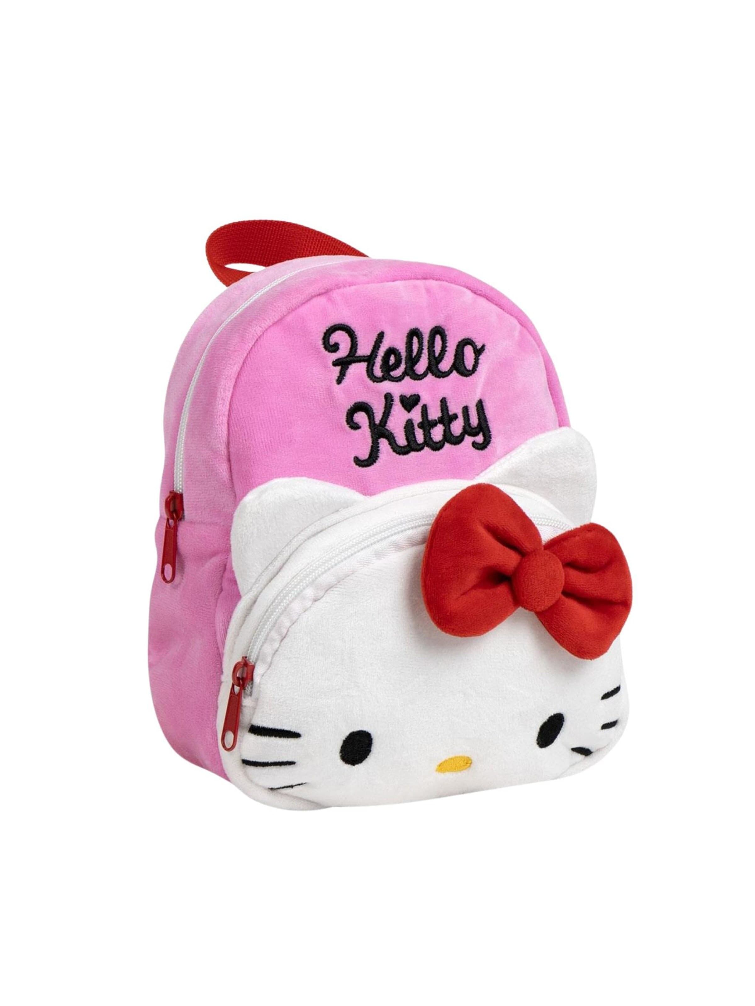 Cerdá Sac à dos 'Kindergarten-Rucksack, Premium Plüsch-Figur Hello Kitty' en One Size en rosé, Vue avec produit