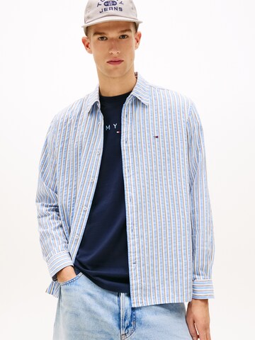 Comfort fit Camicia di Tommy Jeans in blu: frontale