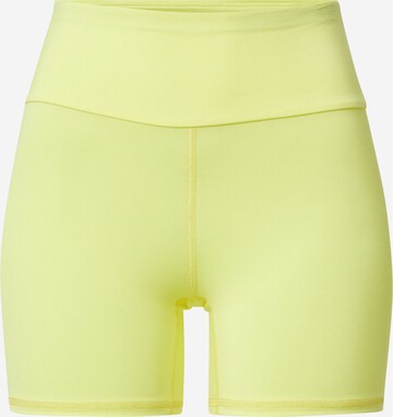 Hey Honey Skinny Workout Pants in Yellow: front