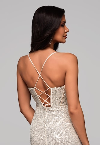 Robe de soirée Ombre en argent