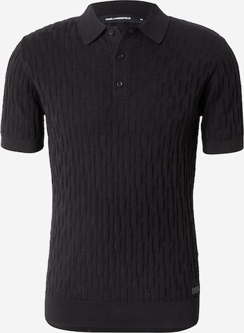 Karl Lagerfeld Sweter w kolorze czarny: przód