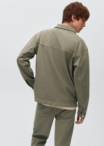 MANGO TEEN Übergangsjacke 'Sobre' in Grün
