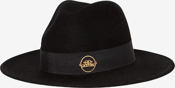 Giodoro Hattu 'Alvossi Fedora Black Felt Hat' värissä musta: etupuoli