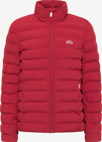 ICEBOUND Winter Jacket in Red: front