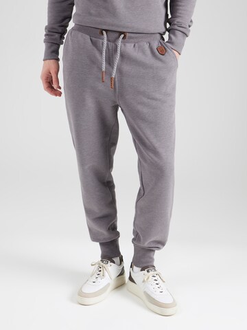 Effilé Pantalon 'Schnellbumser' naketano en gris : devant