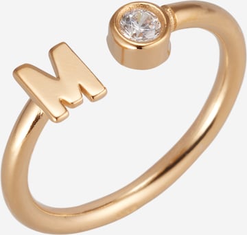 Singularu Gyűrűk 'Custom Letter' - arany: elől