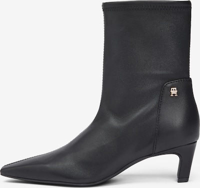 Botine TOMMY HILFIGER pe negru, Vizualizare produs