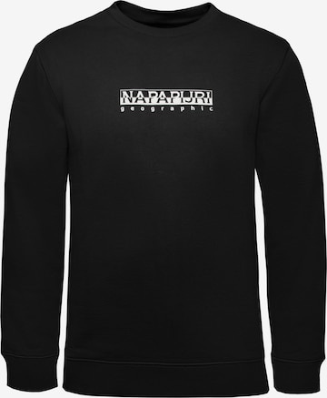 NAPAPIJRI Sweatshirt in Zwart: voorkant