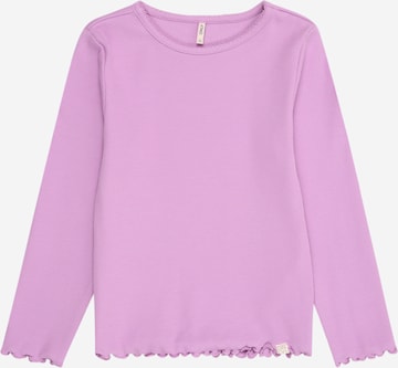 Only Mini Футболка 'KMGTrinny' в Лиловый: спереди