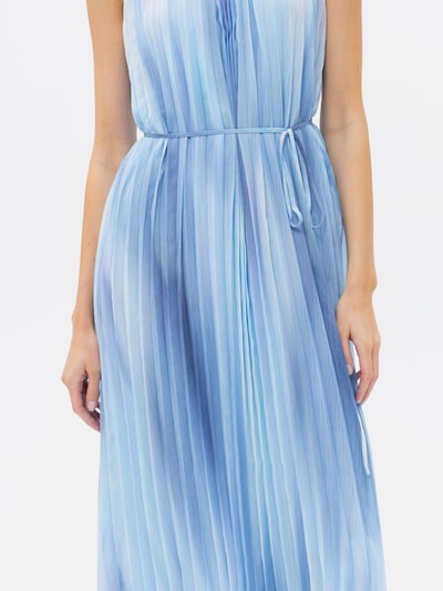 Passioni Sommerkleid 'Blaues plissiertes Sommerkleid' in 36 in hellblau, Produktansicht