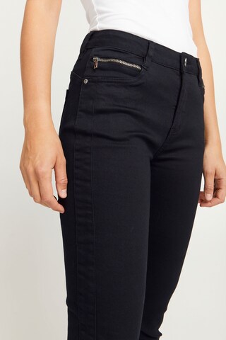 Fransa Slim fit Trousers in Black