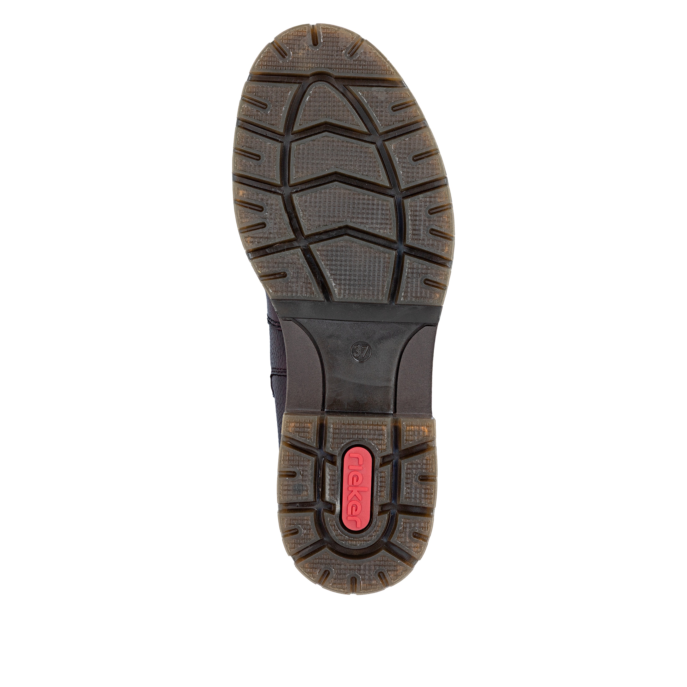 Bottines Rieker en rouge