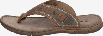 JOSEF SEIBEL T-Bar Sandals 'Paul' in Brown