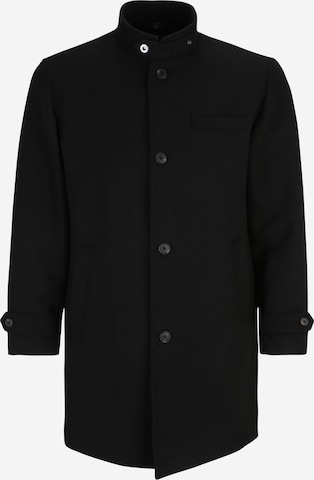 Manteau mi-saison 'MELTON' Jack & Jones Plus en noir : devant