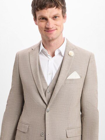 Finshley & Harding Regular fit Business-colbert ' Steven ' in Beige