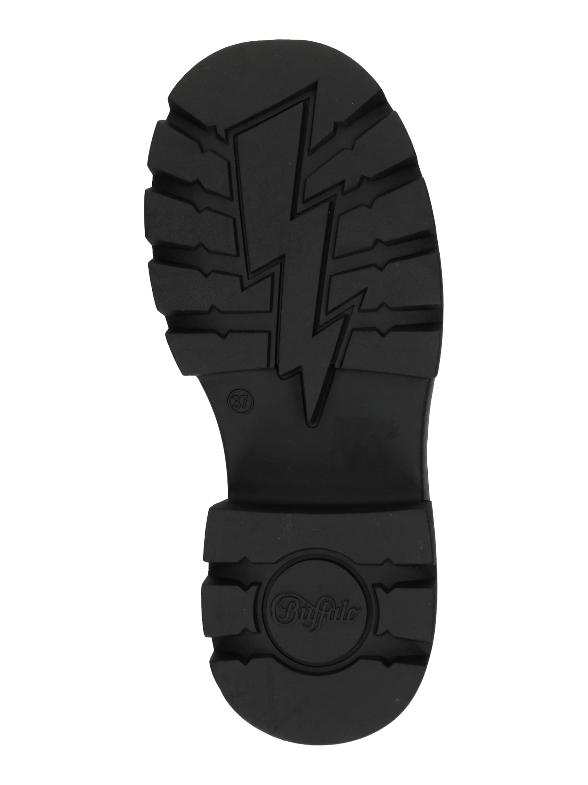 BUFFALO Μποτάκι με κορδόνια 'MAVE' σε μαύρο